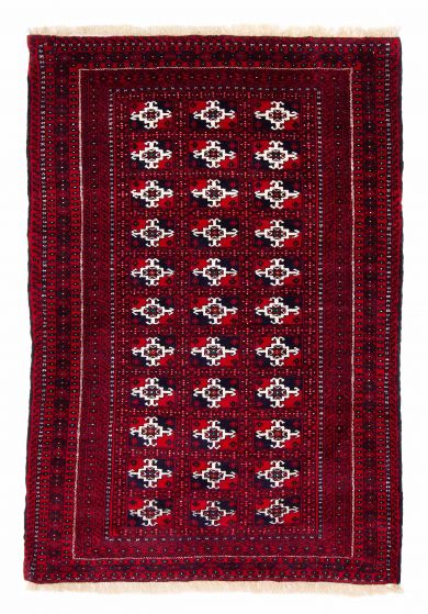 Afghan Royal Baluch 3'9" x 5'6" Hand-knotted Wool Rug 
