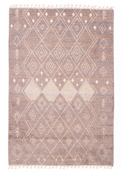 Pakistani Pak Finest Marrakesh 7'1" x 10'5" Hand-knotted Wool Rug 