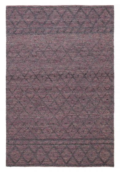 Indian Sienna 6'0" x 9'1" Braid weave Wool Rug 