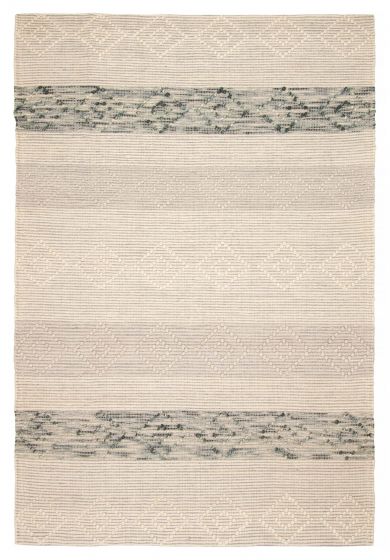 Indian Sienna 6'2" x 9'3" Braid weave Wool Rug 