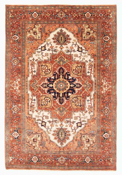 Indian Jules Sultane 5'8" x 8'4" Hand-knotted Wool Rug 