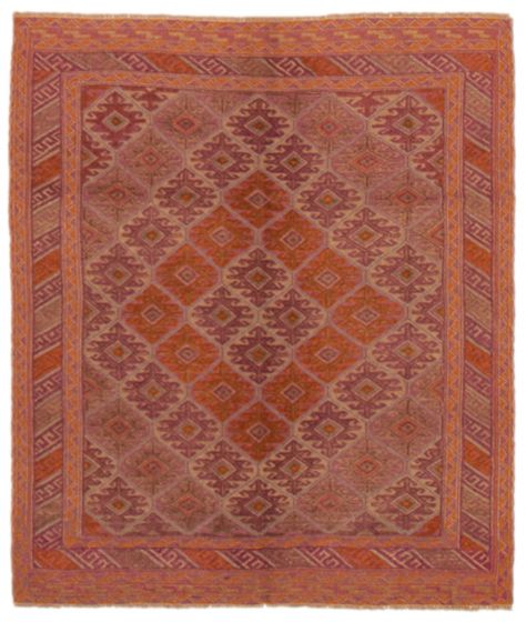 Afghan Tajik Caucasian 5'0" x 6'0" Hand-knotted Wool Rug 