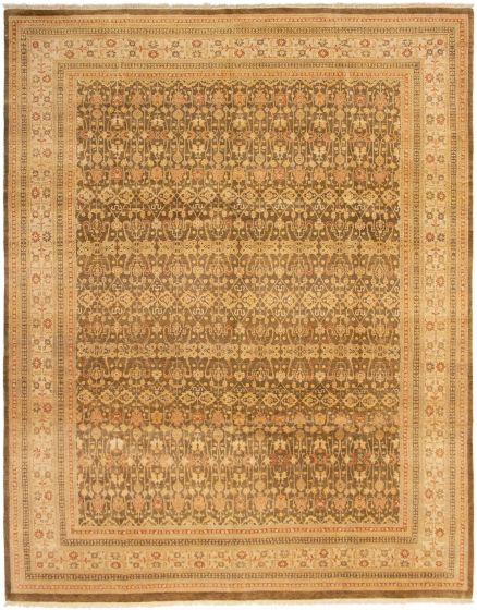 Pakistani Peshawar Oushak 10'0" x 12'6" Hand-knotted Wool Rug 