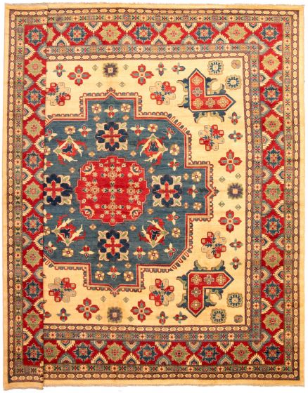 Afghan Finest Ghazni 13'1" x 13'2" Hand-knotted Wool Rug 
