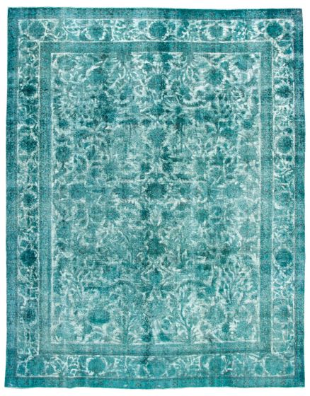 Tapis surteint coloré 9'10" x 12'10" en laine
