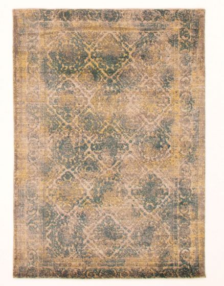 Indian Loreto 5'2" x 7'8" Hand Loomed Wool Rug 