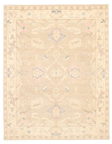 Pakistani Modern Oushak 8'0" x 10'2" Hand-knotted Wool Rug 