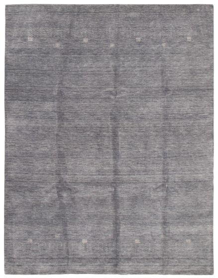 Indo Gabbeh 9'1" x 11'9" Hand Loomed Wool Rug 