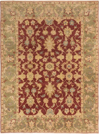 Turkish Authentic Ushak 9'0" x 12'0" Hand-knotted Wool Rug 