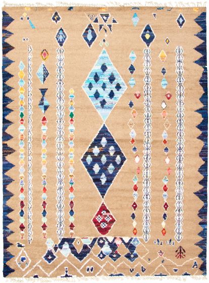 Pakistani Marrakech 7'11" x 10'7" Hand-knotted Wool Rug 