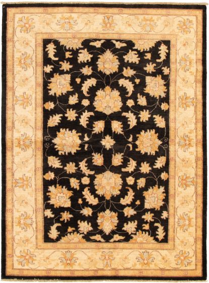 Afghan Chobi Finest 5'0" x 6'9" Hand-knotted Wool Rug 
