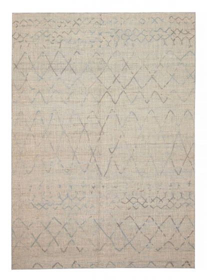 Indian Palas Denizli 5'2" x 7'1" Flat-Weave Jute Kilim 