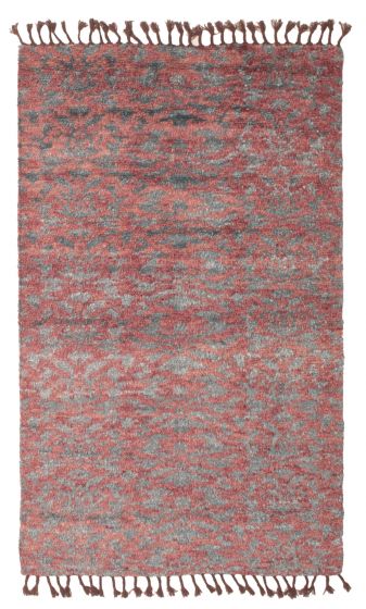 Indian Tangier 5'1" x 7'10" Hand-knotted Wool Rug 