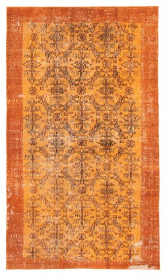 Turkish Color Transition 3'8" x 6'7" Hand-knotted Wool Rug 
