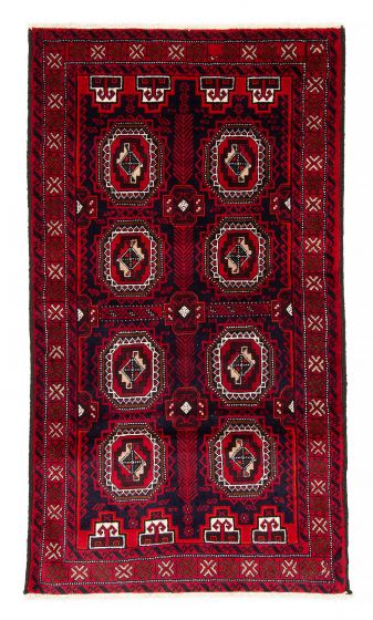 Afghan Royal Baluch 3'4" x 6'0" Hand-knotted Wool Rug 
