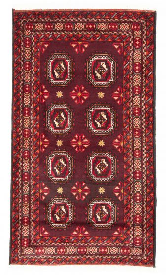 Afghan Royal Baluch 3'6" x 5'11" Hand-knotted Wool Rug 