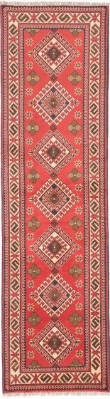 Afghan Finest Kargahi 2'10" x 9'11" Hand-knotted Wool Rug 