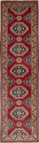 Afghan Finest Ghazni 2'8" x 9'9" Hand-knotted Wool Rug 
