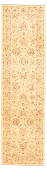 Pakistani Peshawar Oushak 2'8" x 9'10" Hand-knotted Wool Rug 