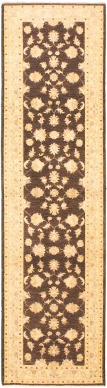 Pakistani Peshawar Oushak 2'7" x 9'7" Hand-knotted Wool Rug 