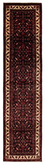 Persian Style 3'4" x 13'8" Hand-knotted Wool Rug 