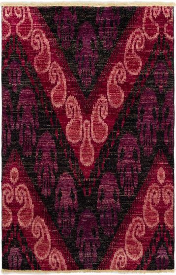Indian Shalimar 4'0" x 6'2" Hand-knotted Wool Rug 