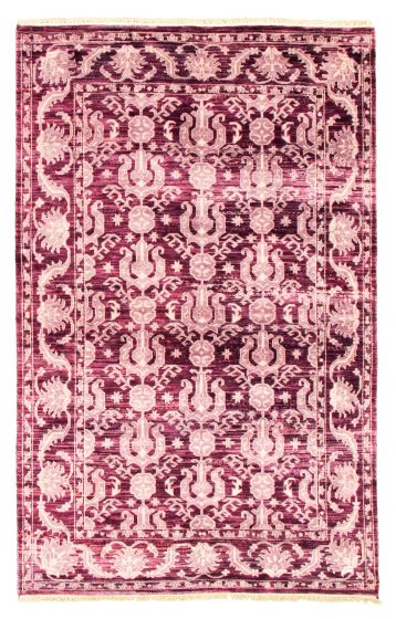 Indian Finest Agra Jaipur 5'4" x 8'4" Hand-knotted Wool Rug 