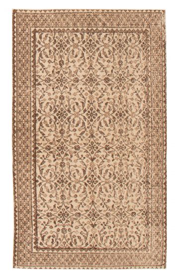 Turkish Melis Vintage 3'8" x 6'3" Hand-knotted Wool Rug 