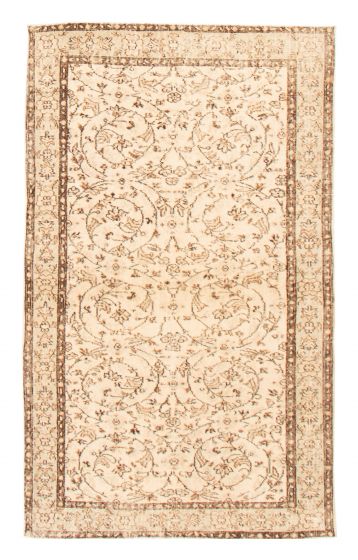 Turkish Melis Vintage 4'0" x 6'8" Hand-knotted Wool Rug 