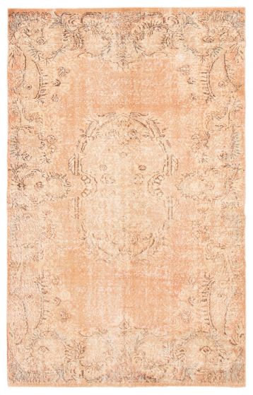 Turkish Antalya Vintage 5'4" x 8'10" Hand-knotted Wool Rug 