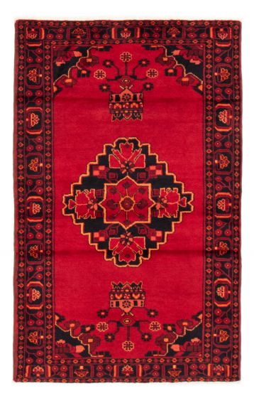 Persian Style 4'2" x 6'7" Hand-knotted Wool Rug 