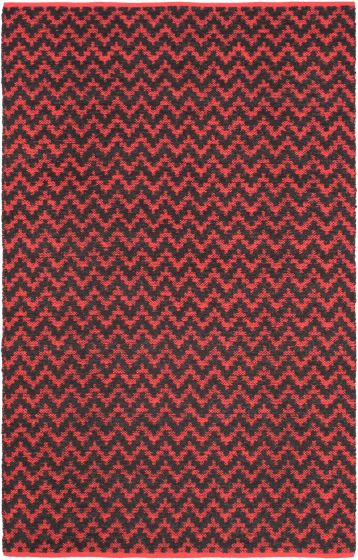 Indian Passionata 5'1" x 8'0" Handmade Cotton, Linen Rug 