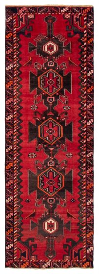 Persian Style 3'4" x 9'10" Hand-knotted Wool Rug 