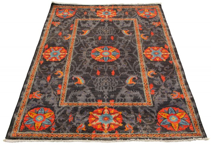 Pakistani Lahore Finest Collection 8'1" x 10'1" Hand-knotted Wool Rug 