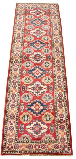 Afghan Finest Ghazni 2'8" x 9'10" Hand-knotted Wool Rug 