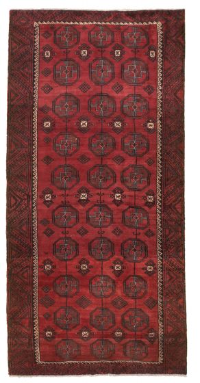 Russia Shiravan Bokhara 4'5" x 9'11" Hand-knotted Wool Rug 