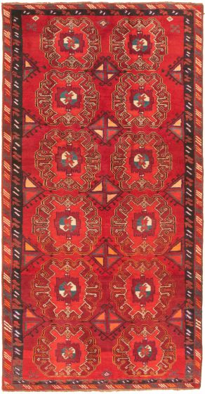 Persian Style 4'5" x 8'11" Hand-knotted Wool Rug 