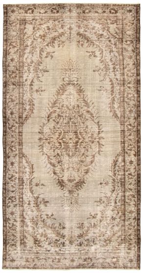 Turkish Color Transition 4'9" x 10'0" Hand-knotted Wool Rug 