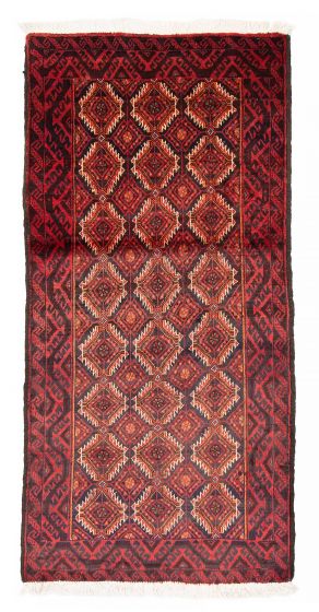 Afghan Royal Baluch 3'1" x 5'9" Hand-knotted Wool Rug 