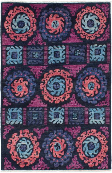 Tapis shalimar 5'2" x 7'10" en laine