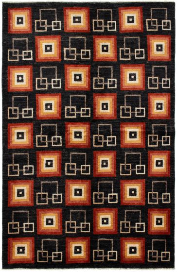 Afghan Finest Ziegler Chobi 6'8" x 10'5" Hand-knotted Wool Rug 