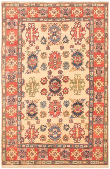 Afghan Finest Ghazni 3'9" x 5'11" Hand-knotted Wool Rug 