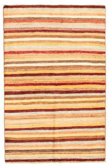 Pakistani Peshawar Ziegler 4'0" x 6'2" Hand-knotted Wool Rug 