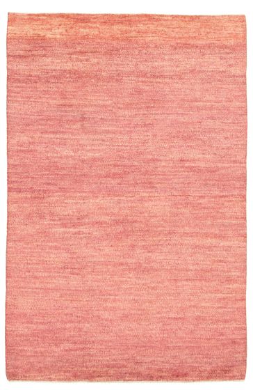 Pakistani Pak Finest Gabbeh 4'1" x 6'2" Hand-knotted Wool Rug 