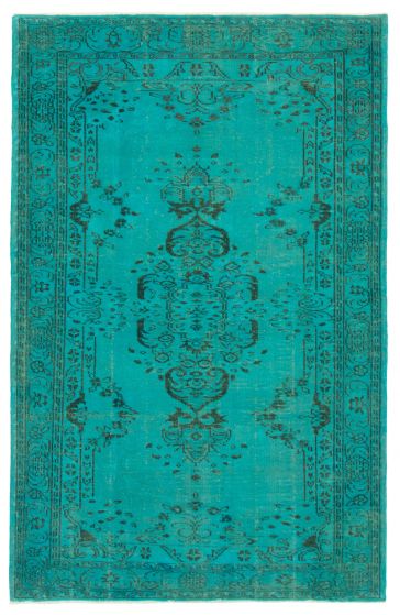 Turkish Color Transition 6'0" x 9'4" Hand-knotted Wool Rug 