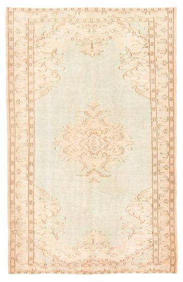 Turkish Melis Vintage 5'1" x 8'2" Hand-knotted Wool Rug 
