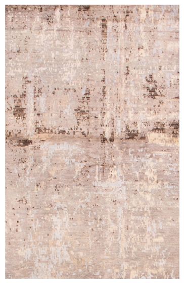 Indian Legacy 4'1" x 6'4" Hand-knotted Viscose, Wool Rug 