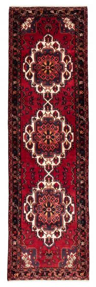 Persian Style 3'6" x 10'11" Hand-knotted Wool Rug 