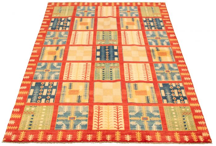 Afghan Finest Ghazni 6'4" x 9'10" Hand-knotted Wool Rug 