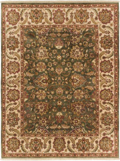 Indian Chobi Twisted 7'7" x 10'0" Hand-knotted Wool Rug 
